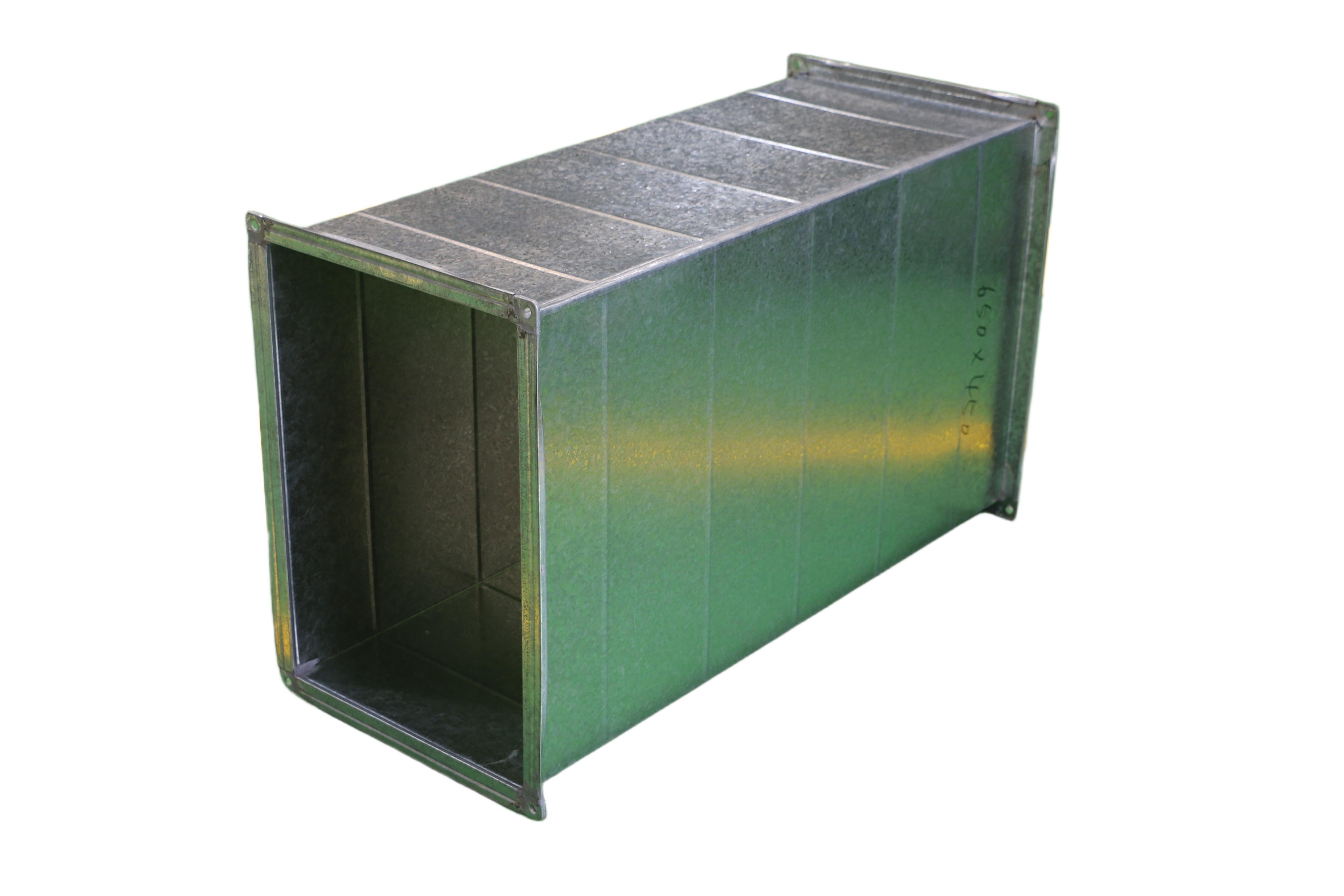 Flange retangular galvanizada de secção standard