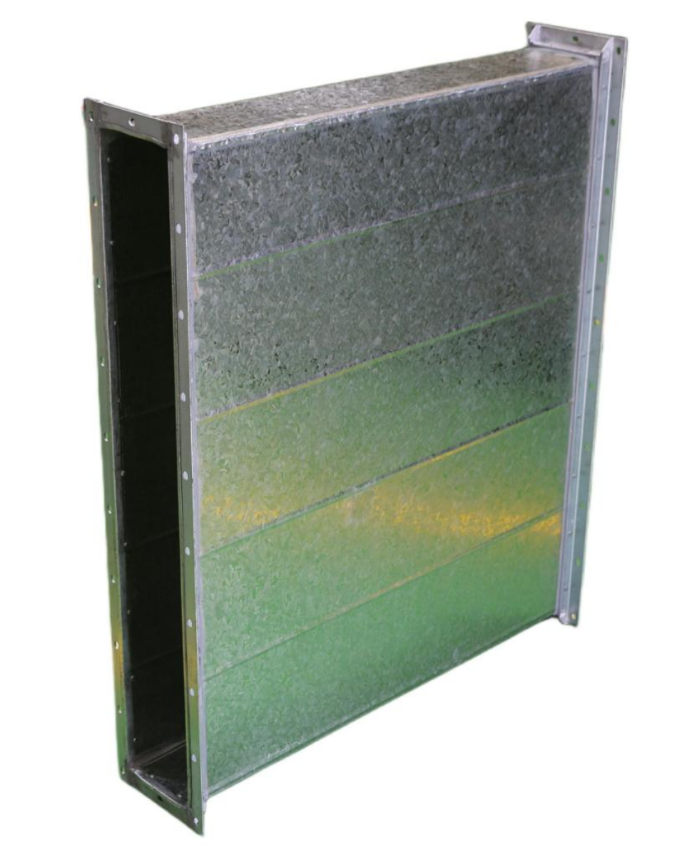 Flange retangular de ferro angular galvanizado, secção standard